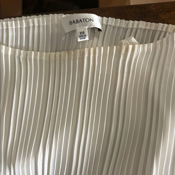 Babaton Ivory Pleated Maxi Dress - Picture 7 of 7